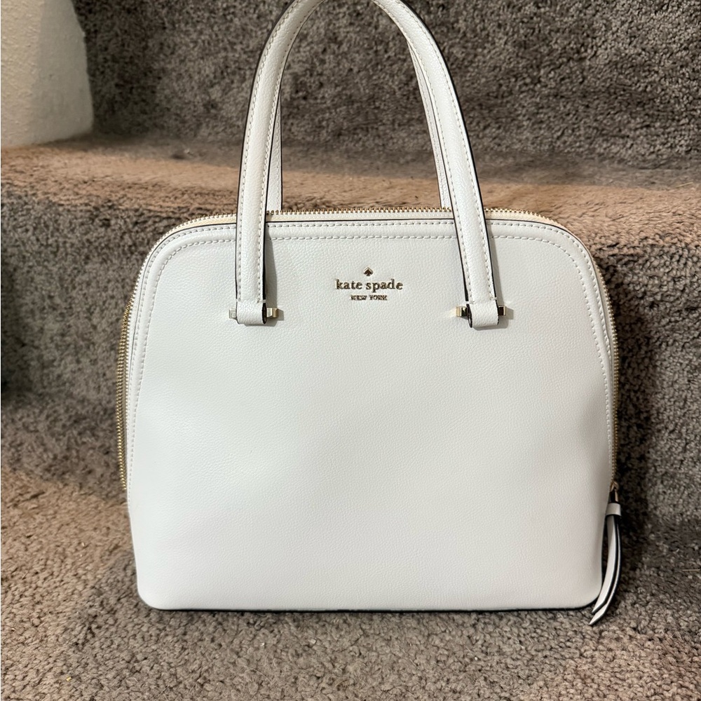 Kate Spade Cream Satchel Bag